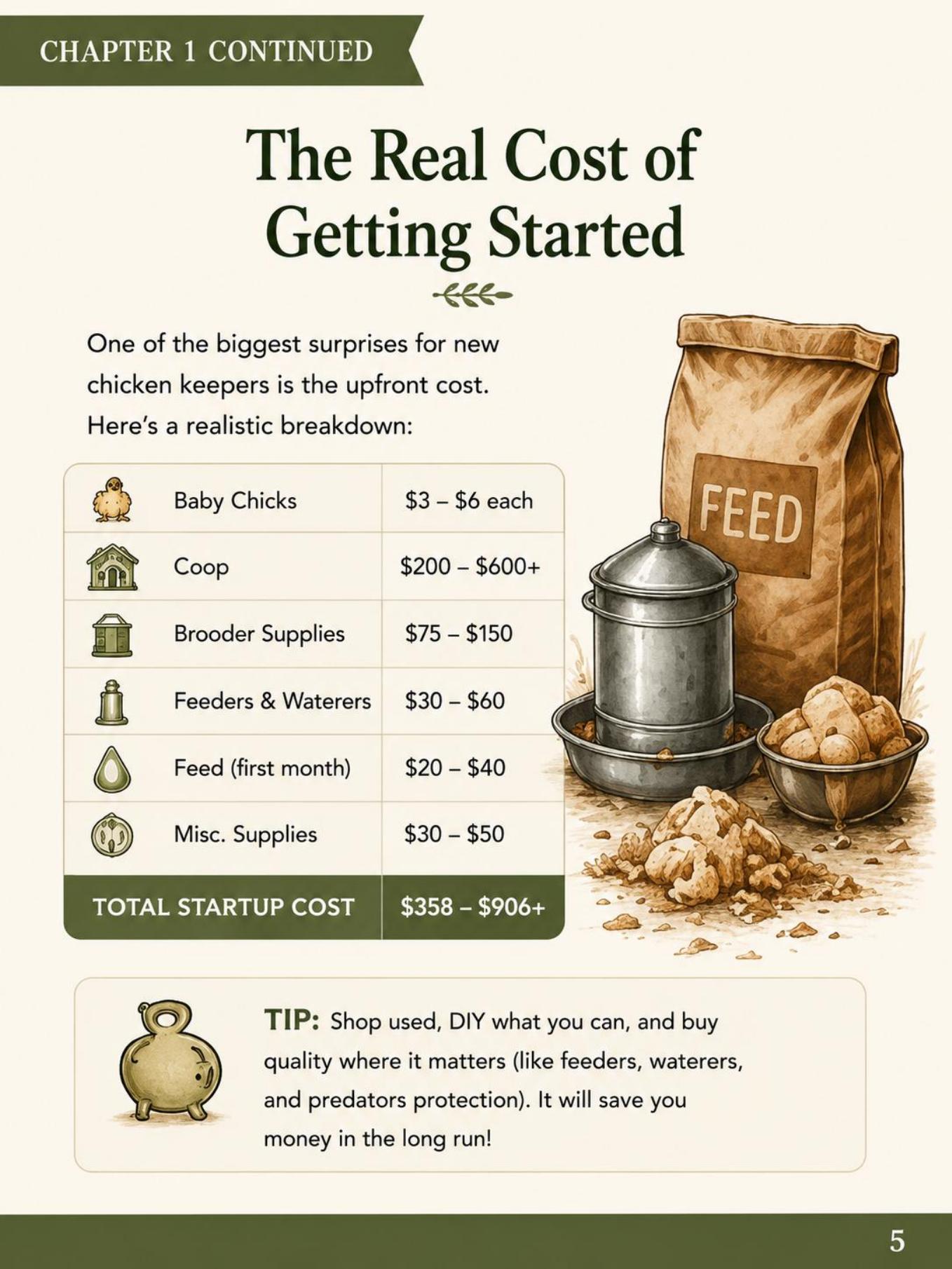Real startup costs