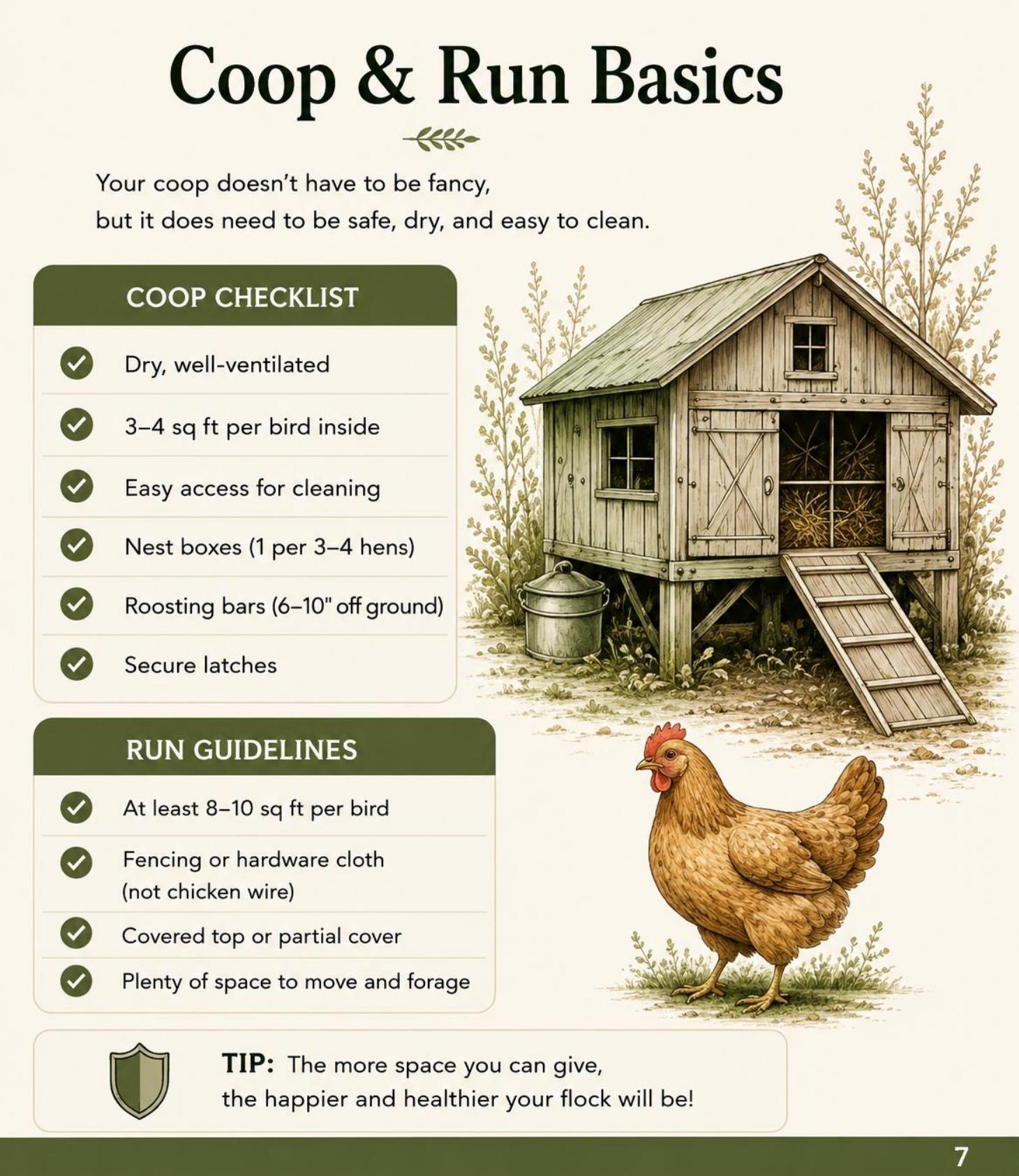 Coop and run basics
