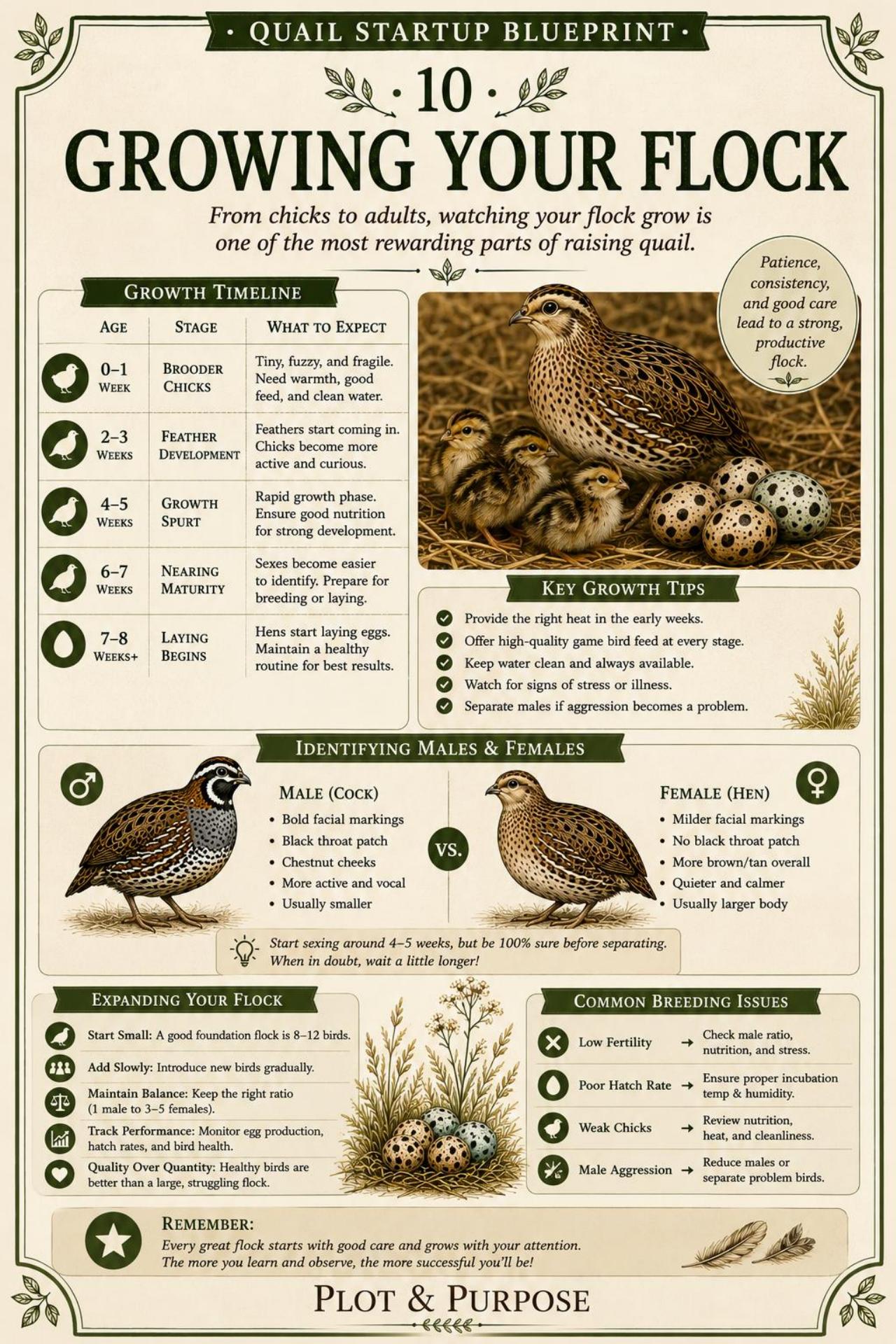 Breeding and hatching